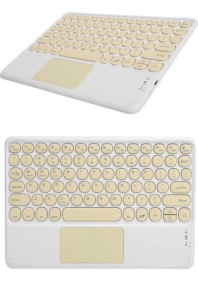 Ceylan Adam Bluetooth Touchpad Klavye Ultra İnce Taşınabilir Q Klavye