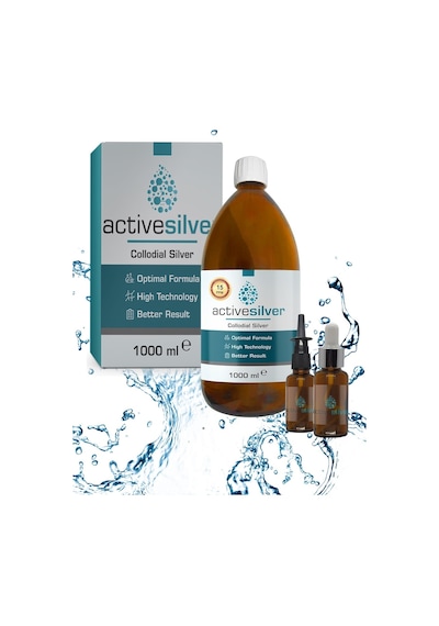 Gümüş Suyu Kolloidal Active Silver 15Ppm 1 L