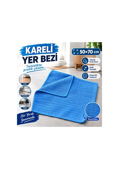Kareli Yer Bezi 50 70 3' Lü Diğer