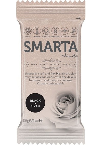 Smarta Hava İle Kuruyan Modelleme Hamuru 100G Siyah