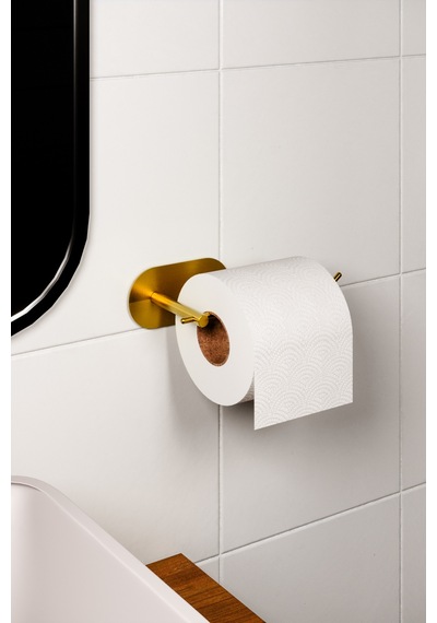 Zift Unique Ömür Boyu Paslanmaz Çelik Gold Tuvalet Kağıdı Askısı , Yapışkanlı Wc Kağıdı Asacağı , Wc Askılık Diğer
