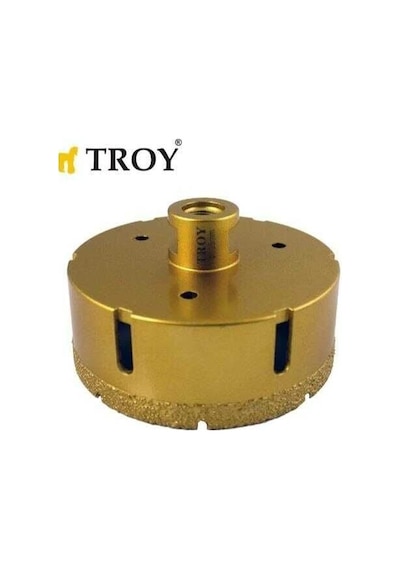 Troy 27450-105 Avuç Taşlamalar İçin Seramik Kuru Elmas Delici, 105mm