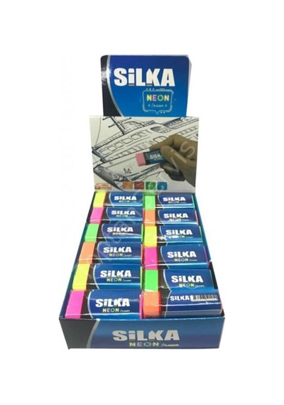 Silka Öğrenci Silgisi Neon 24 Lü Art.3