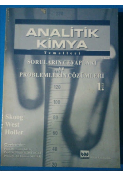 Analitik Kimya Temelleri Çözümlü Prob. Cilt 1 Skoog-West-Holler