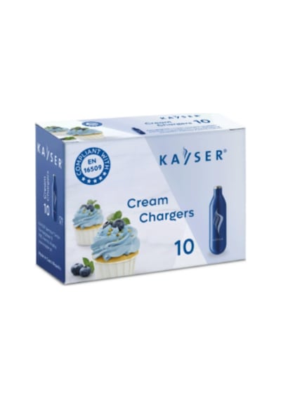 Kayser Orijinal N2o Krem Şanti Sifonu Kartuşu 10'lu Paket - Profesyonel Ve Ev Tipi Şanti Tüpü