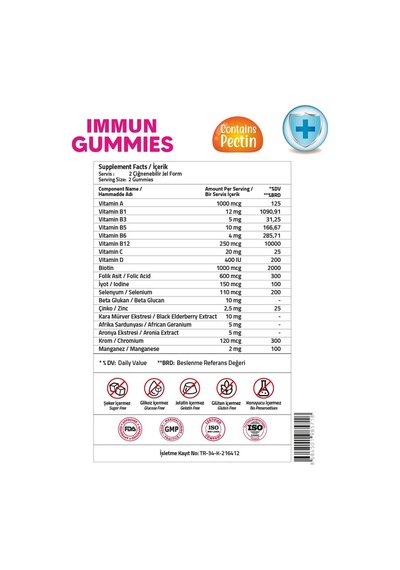 Validus Immun 60 Gummies