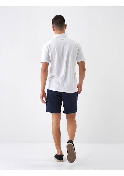 Xint Beyaz Pamuk Dokulu Slim Fit Tişört 502207