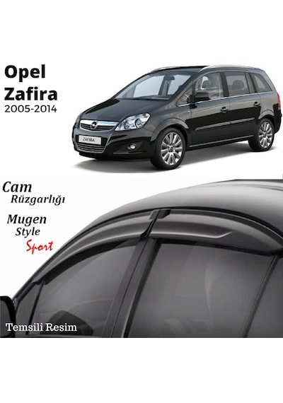 Opel Zafira Mugen Cam Rüzgalığı 4 Lü Takım