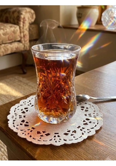 Dantel Görünümlü Bardak Altlık Sunum Kağıdı 100 Lü Çok Renkli