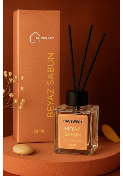 Çubuklu Oda Kokusu Beyaz Sabun 50ml Beyaz Sabun