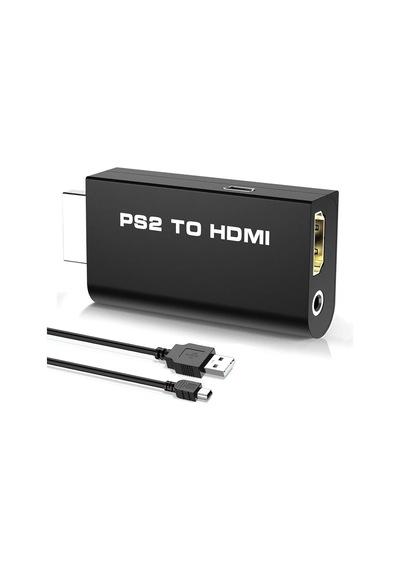 Ps2 Hdmı Dönüştürücü Adaptör Playstation 2 İle Uyumlu Hdmı Video & Ses Çevirici, 480i 480p 576i Destekli, Tak Çalıştır, Usb Güçlü, Kulaklık Çıkışlı G300