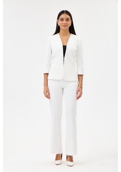 Velnara Moda Kırık Beyaz Zamansız Klasik Kadın Takım Elbise-v Yaka Ceket & İspanyol Paça Pantolon Kırık Beyaz - 927041557 Kırık Beyaz Velnara Moda Kırık Beyaz Zamansız Klasik Kadın Takım Elbise-v Yaka Ceket & İspanyol Paça Pantolon Kırık Beyaz - 927041557 Kırık Beyaz