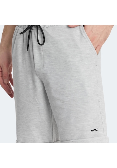 Slazenger NOVA Erkek Cepli Gri Şort