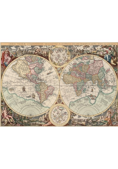 Art Puzzle Dünya Haritası  260 Parça Puzzle