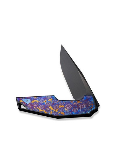 We Knife Oao One And Only Black Titanium Integral Handle With Timascus Inlay Black Stonewashed Bevels Black Brushed Flats Cpm 20cv Blade Kamp Çakı Çok Renkli We Knife Oao One And Only Black Titanium Integral Handle With Timascus Inlay Black Stonewashed Bevels Black Brushed Flats Cpm 20cv Blade Kamp Çakı Çok Renkli