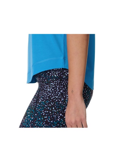 Sweaty Betty Sweaty Betty Breathe Easy Kadın Mavi Tişört 5131 Mavi