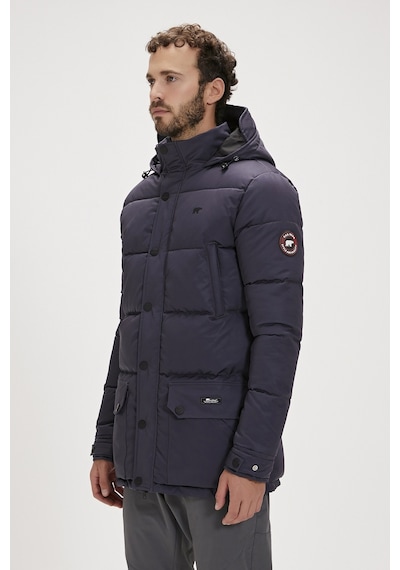 Bad Bear Colonel Puffer Antrasit Erkek Kapüşonlu Mont-antrasit Antrasit