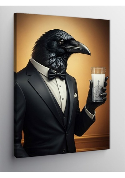 Kanvas Tablo Karga Ve Rakı 70cmx100cm