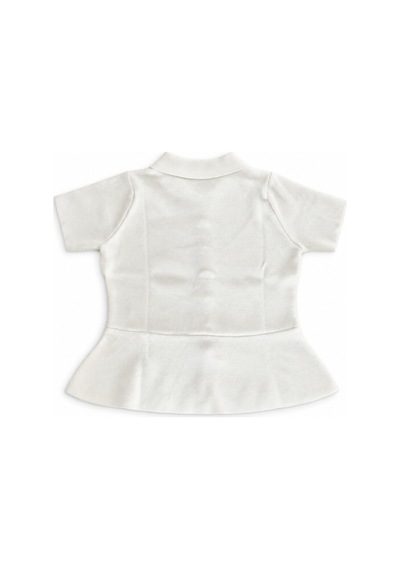 Verymoda Düğmeli Peplüm Ttiko Bluz K-234 BEYAZ