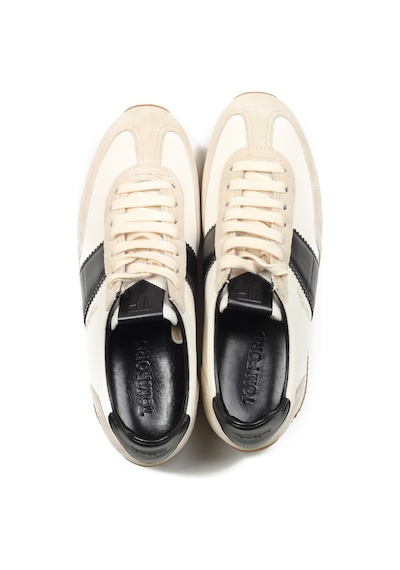 Tom Ford Orford Erkek Sneaker Spor Ayakkabı Bej - Kahverengi