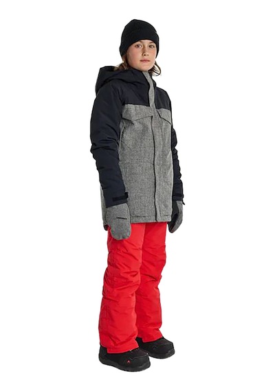 Burton Burton Covert 20 2l Erkek Çocuk Siyah Snowboard Ceketi True Black/bog Heather
