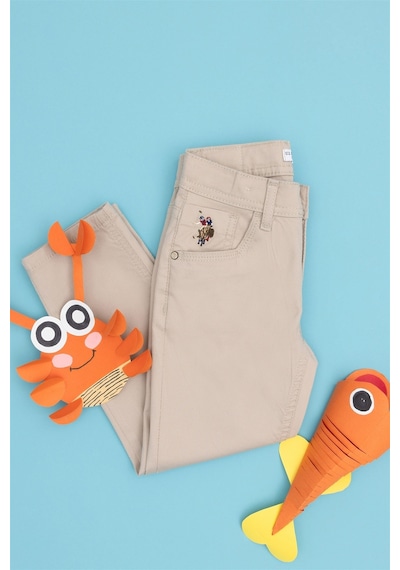 U.s. Polo Assn. Erkek Çocuk Taş Pantolon Kanvas-chino 50282968-vr049 Gri U.s. Polo Assn. Erkek Çocuk Taş Pantolon Kanvas-chino 50282968-vr049 Gri