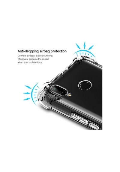 Huawei P20 Lite Kilif Köse Korumali Seffaf Silikon Kapak 564709104
