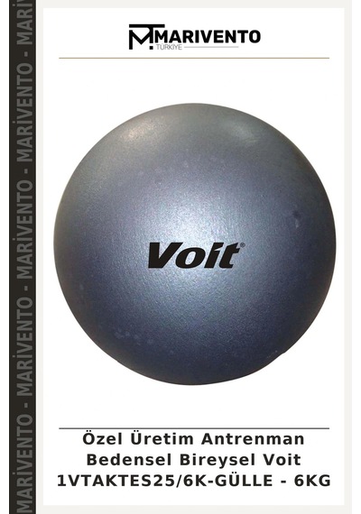 Özel Üretim Antrenman Bedensel Bireysel Voit 1vtaktes25/6k-gülle - 6kg