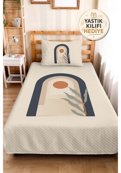 Geometrik Krem Genç Odası Tek Kişilik Pike Takımı - Bohem Lacivert 160x220 Cm Kapitone Yatak Örtüsü Kavrulmuş Meltem Gölgeliği Geometrik Krem Genç Odası Tek Kişilik Pike Takımı - Bohem Lacivert 160x220 Cm Kapitone Yatak Örtüsü Kavrulmuş Meltem Gölgeliği