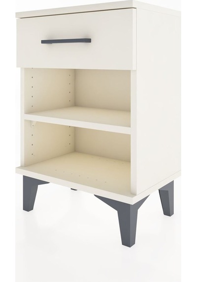 Arges Komodin Tek Raflı Tek Çekmeceli 44x30x64 Aytaşı-aytaşı Aytaşı