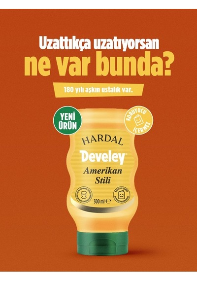 Develey Amerikan Stili Hardal 300ml X 1 Adet