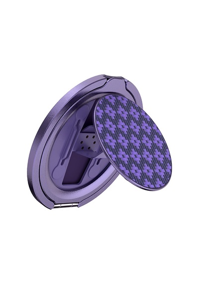 Benks L56 Magnetik 360 Derece Dönebilen Armorpop Kevlar Tasarımlı Parmak Ring Stand Mor