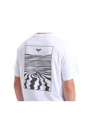 Arena Graphic Erkek Beyaz Günlük Stil T-shirt 011102100