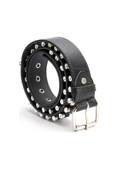 Dükkan Design Perçin Kurşunlu Gotik Kemer Siyah