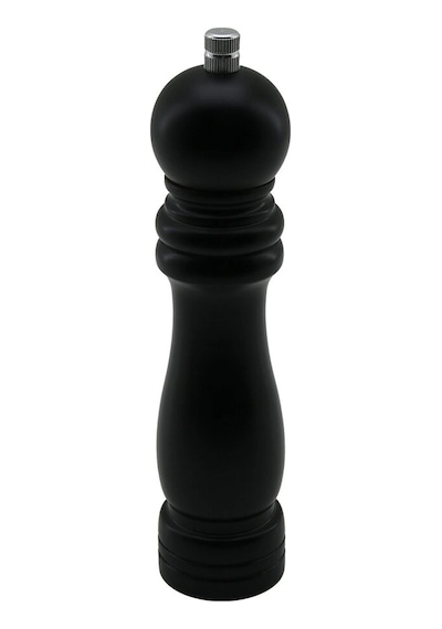 Siyah Ahşap Büyük Çap: 4.5cm - Uzunluk: 19.5cm Tuz - Baharat Öğütücü 5468 Çok Renkli