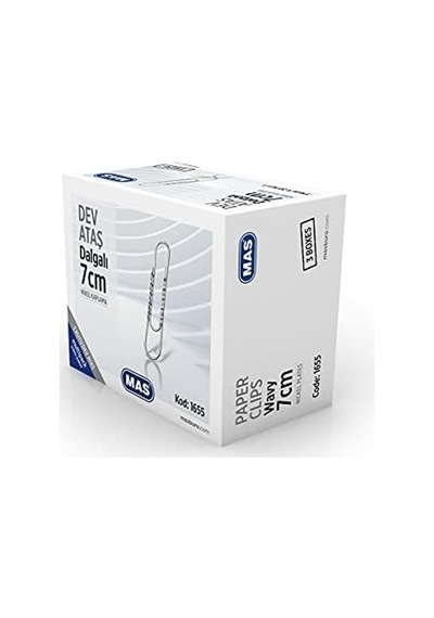 Mas Multipack Dev Ataş Dalgalı Tip Boy 7 Santimetre 3 Paket 1