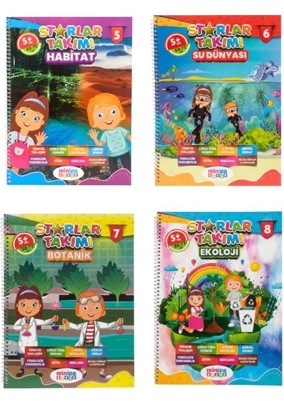 Starlar Takımı Okul Öncesi Eğitim Seti Minipa Çocuk