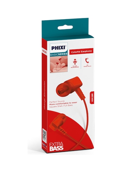 Phixi Basic HS-628 Mikrofonlu Kablolu Kulakiçi Kulaklık