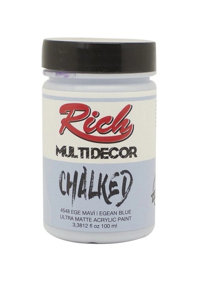 Rich Multi Decor Chalked Akrilik Boya 100 Cc. 4548 Ege Mavi Renk