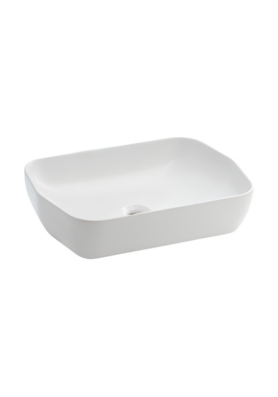 Parlak Beyaz Lavabo 55 Cm, Modern Ve Kaliteli Malzeme 508 Yeşil