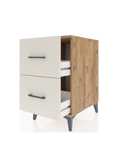 Kronos Komodin 2 Çekmeceli 44x59x80 Çam-aytaşı Atlas Çam