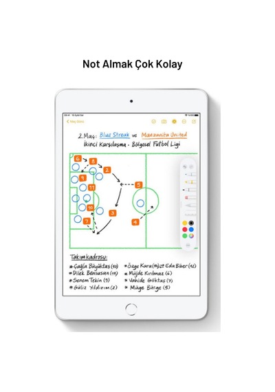 Apple Uyumlu iPad, 12.9" 2020 3-4-5. Nesil Stylus Avuç İçi Okumaz Tablet Kalemi