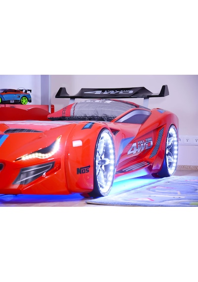 Setaymobilya Arabalı Yatak - Kırmızı - Mercedes Full Led Setaymobilya Arabalı Yatak - Kırmızı - Mercedes Full Led