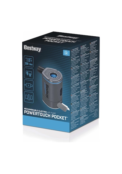 Bestway 62322 Powertouch Şarjlı Cep Tipi Elektrikli Hava Pompası