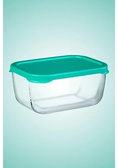 Snow Box Saklama Kabı 420 Cc İkili Plastik Turkuaz Kapaklı