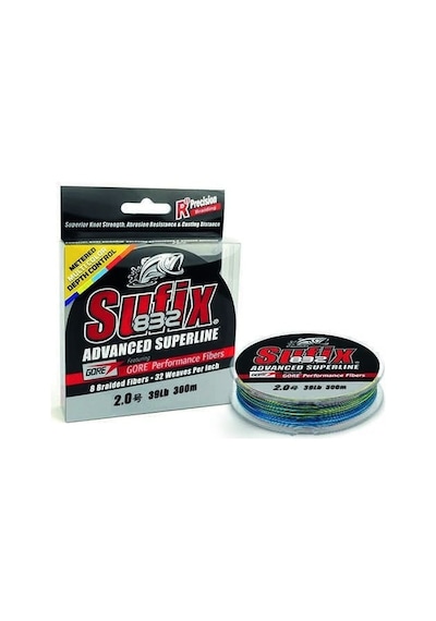 Sufix 832 Advanced 0.24 Mm 100m Multicolor 8 Kat İp Misina 17.7kg Çeker