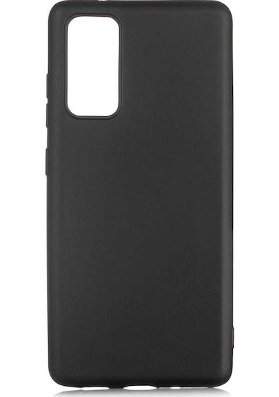 Kilifone - Samsung Uyumlu Galaxy S20 Fe - Kılıf Mat Renkli Esnek Premier Silikon Kapak - Siyah