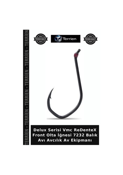 Delux Serisi Vmc Redentex Front Olta İğnesi 7232 Balık Avı Avcılık Av Ekipmanı No:2-0 - 8lı