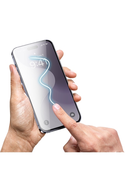 Buff Apple Uyumlu   iPhone 16 Plus 5d Privacy Easyfit 2 Adet Ekran Koruyucu