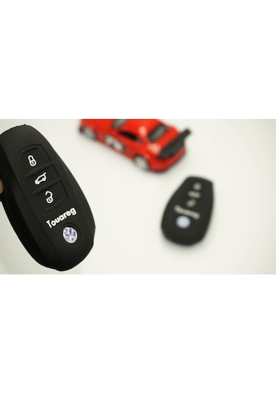 VW Volkswagen Uyumlu Touareg 2010-2018 Modeller Silikon Anahtar Kılıf Se